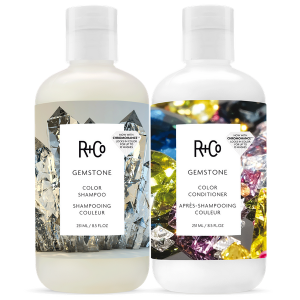 R+CO Gemstone Colour Shampoo & Conditioner Duo + FREE SUN CATCHER Power C Boosting Leave-in Conditioner