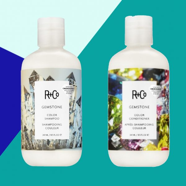 R+CO Gemstone Colour Shampoo & Conditioner Duo + FREE SUN CATCHER Power C Boosting Leave-in Conditioner