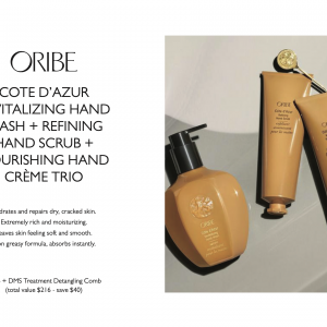 COTE D’AZUR REVITALIZING HAND WASH + REFINING HAND SCRUB + NOURISHING HAND CRÈME TRIO