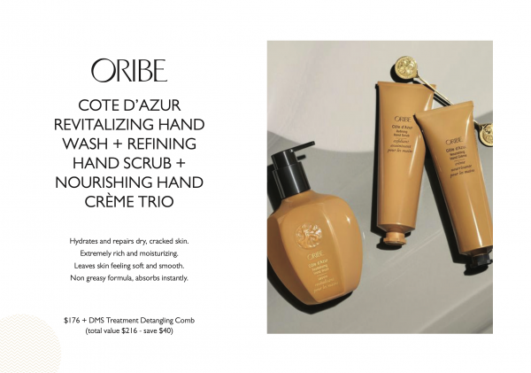 COTE D’AZUR REVITALIZING HAND WASH + REFINING HAND SCRUB + NOURISHING HAND CRÈME TRIO